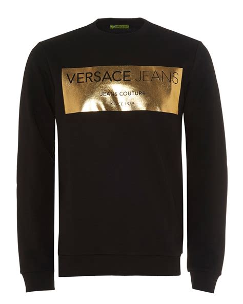 versace collection crew neck sweatshirt|Versace sweatshirt hoodie men buy.